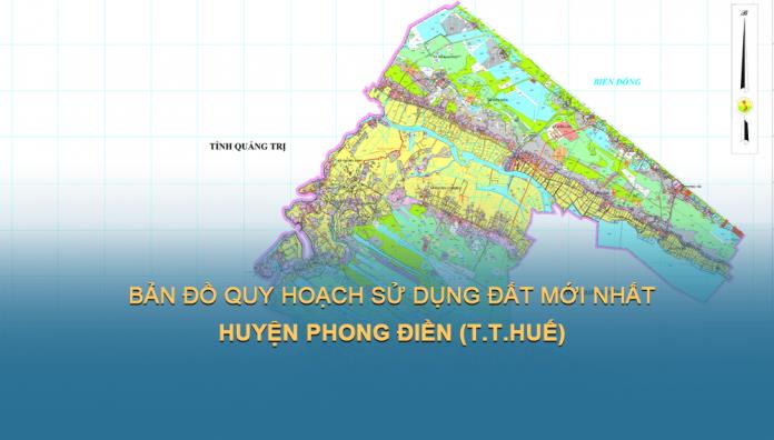 Bản đồ quy hoạch sử dụng đất Huyện Phong Điền tại Huế mới nhất