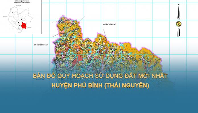 Bản đồ quy hoạch sử dụng đất Huyện Phú Bình đến năm 2030