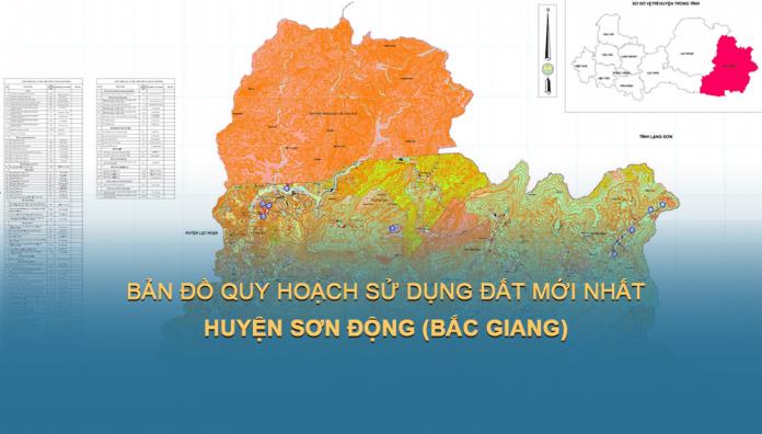 TẢI Bản đồ quy hoạch sử dụng đất Huyện Sơn Động đến năm 2030