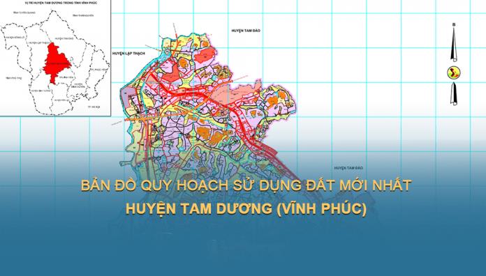 Bản đồ quy hoạch sử dụng đất Huyện Tam Dương đến năm 2030