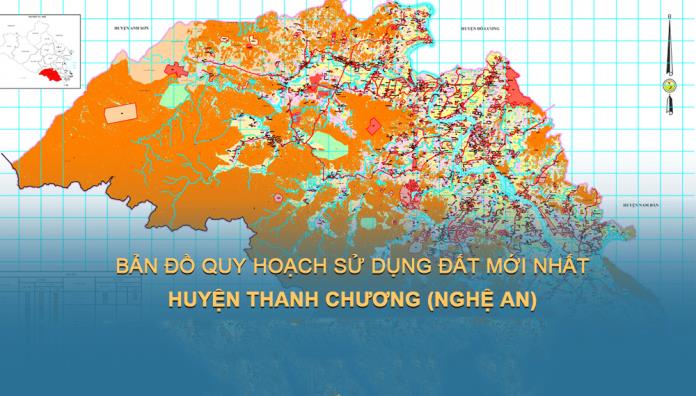 Bản đồ quy hoạch sử dụng đất huyện Thanh Chương đến năm 2030