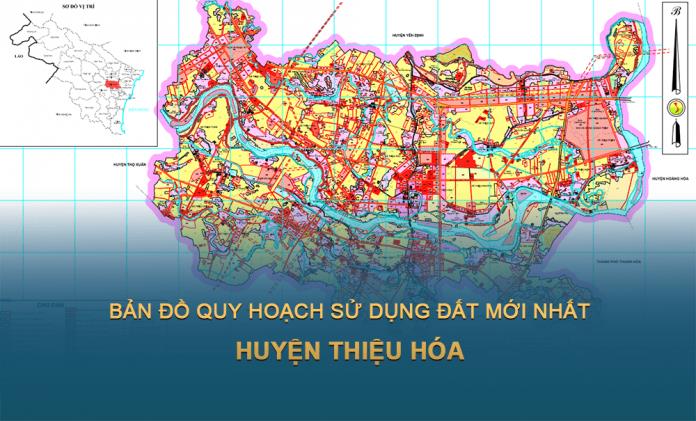 Bản đồ quy hoạch sử dụng đất Huyện Thiệu Hoá đến năm 2030