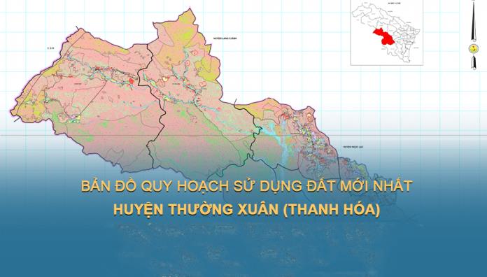 Bản đồ quy hoạch sử dụng đất Huyện Thường Xuân đến năm 2030