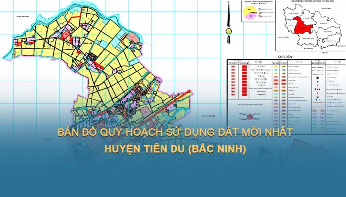 TẢI Bản đồ quy hoạch sử dụng đất Huyện Tiên Du đến năm 2030