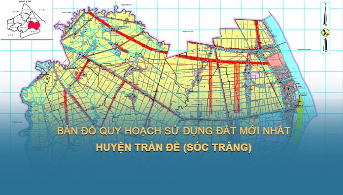 Bản đồ quy hoạch sử dụng đất Huyện Trần Đề đến năm 2021