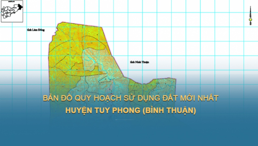 TẢI Bản đồ quy hoạch sử dụng đất Huyện Tuy Phong đến năm 2030