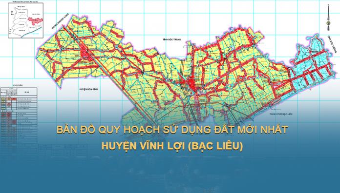 TẢI Bản đồ quy hoạch sử dụng đất Huyện Vĩnh Lợi đến năm 2030