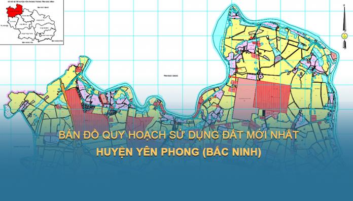 TẢI Bản đồ quy hoạch sử dụng đất Huyện Yên Phong đến năm 2030
