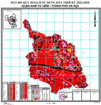 TẢI Bản đồ quy hoạch sử dụng đất Quận Hoàn Kiếm đến năm 2030