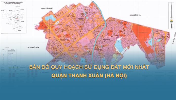 TẢI Bản đồ quy hoạch sử dụng đất Quận Thanh Xuân đến năm 2030