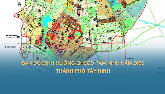 Bản đồ quy hoạch sử dụng đất Thành phố Tây Ninh đến năm 2050
