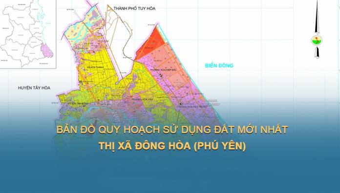 Bản đồ quy hoạch sử dụng đất Thị xã Đông Hoà đến năm 2030