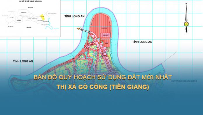 Bản đồ quy hoạch sử dụng đất Thị xã Gò Công