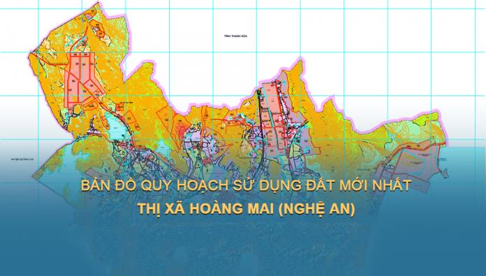 Bản đồ quy hoạch sử dụng đất Thị xã Hoàng Mai đến năm 2030