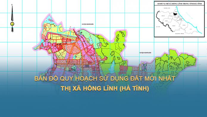 Bản đồ quy hoạch sử dụng đất Thị xã Hồng Lĩnh đến năm 2030