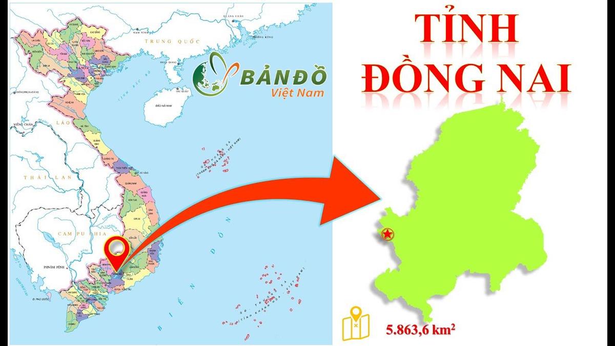 Bản đồ Hành chính tỉnh Đồng Nai khổ lớn năm 2022