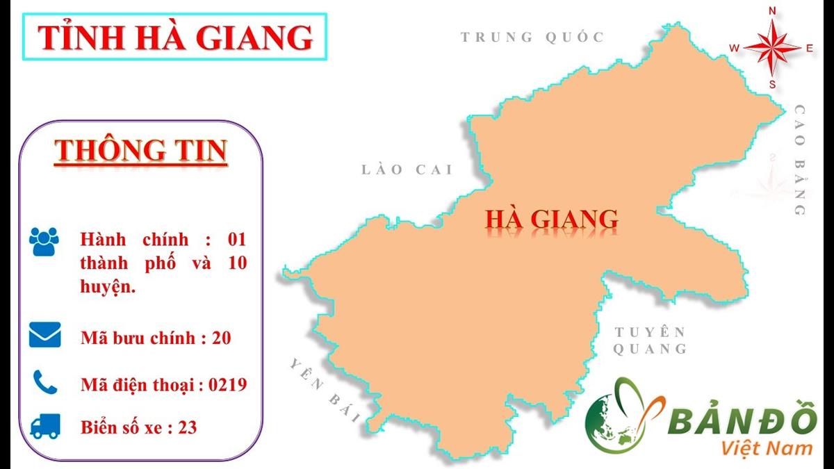 TẢI Bản đồ Hành chính tỉnh Hà Giang Khổ Lớn năm 2023