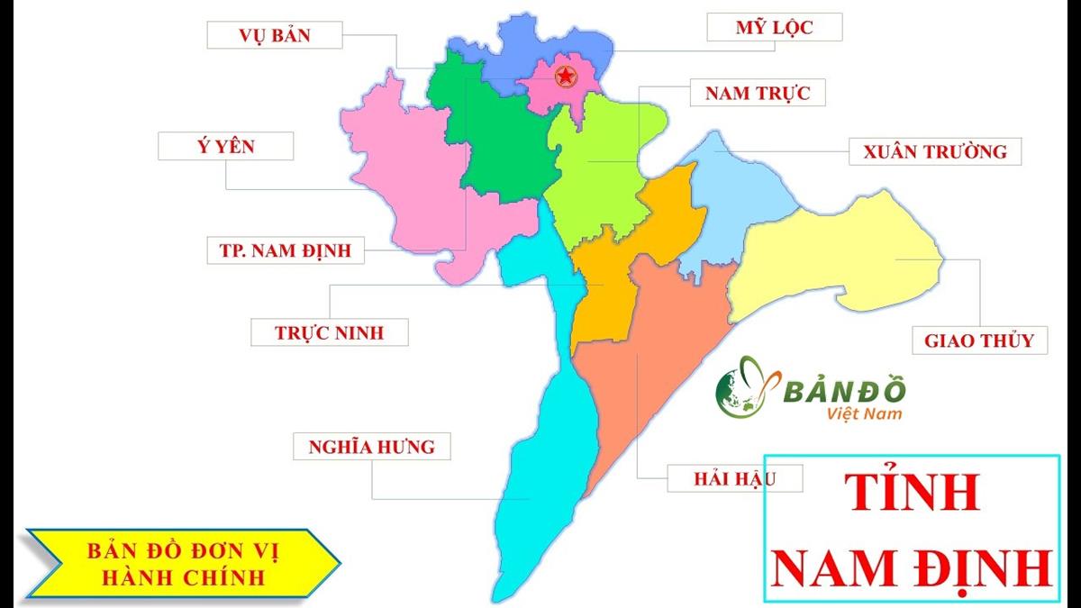 TẢI Bản đồ Hành chính tỉnh Nam Định Khổ Lớn Mới Nhất 2022