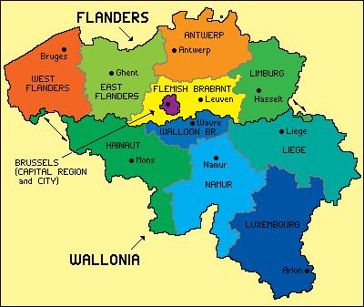 Bản đồ nước Bỉ (Belgium), lịch sử & vị trí địa lý năm 2022