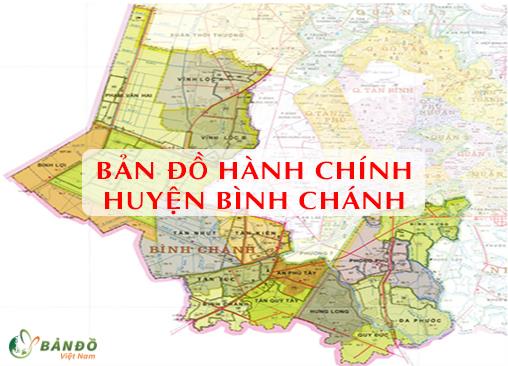 TẢI Bản đồ Hành chính Huyện Bình Chánh Khổ Lớn Mới Nhất 2023