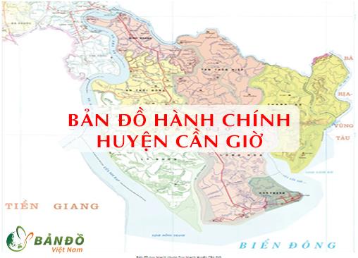 TẢI Bản đồ Hành chính huyện Cần Giờ khổ lớn phóng to 2023