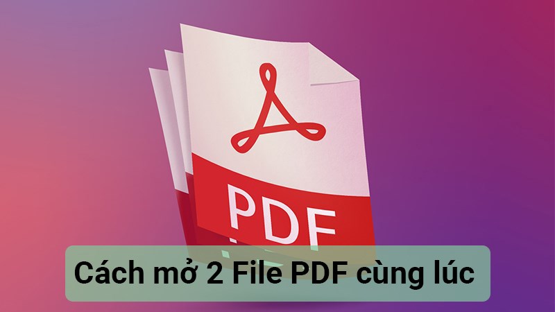 Cách mở 2 File PDF cùng lúc cực đơn giản năm 2023