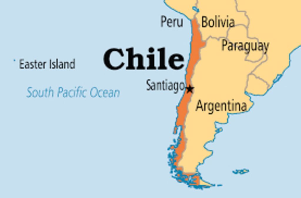 Bản đồ nước Chile (Chile Map) khổ lớn năm 2023