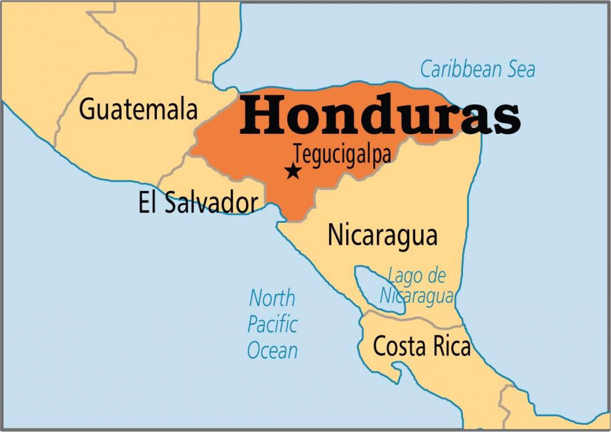 Bản đồ nước Honduras (Honduras Map) khổ lớn năm 2023