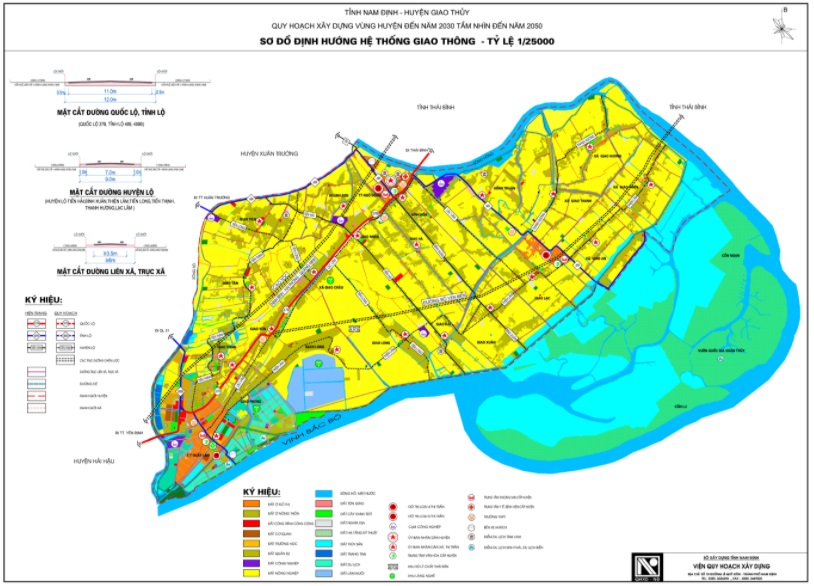 TẢI Bản đồ quy hoạch sử dụng đất Huyện Giao Thủy đến năm 2030