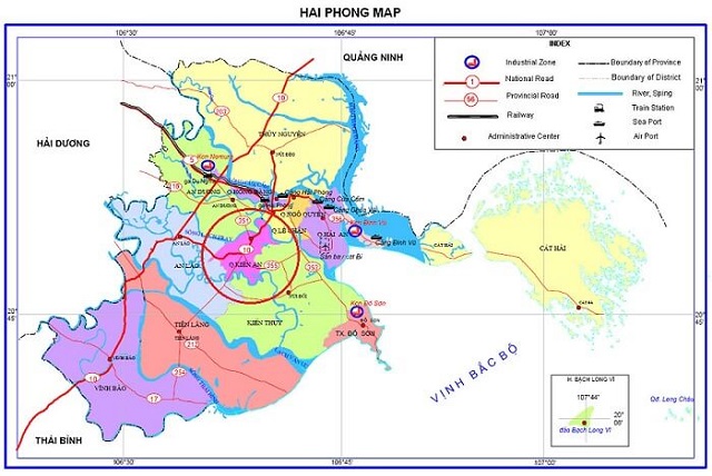 TẢI Bản đồ quy hoạch sử dụng đất Quận Kiến An đến năm 2030