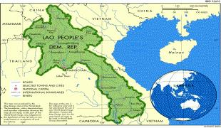 Bản đồ nước Lào (Laos), lịch sử & vị trí địa lý năm 2022