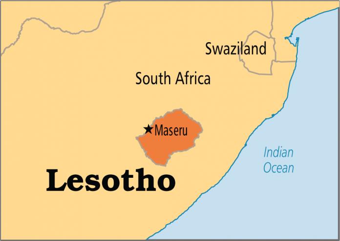 Bản đồ nước Lesotho (Lesotho Map) khổ lớn năm 2022
