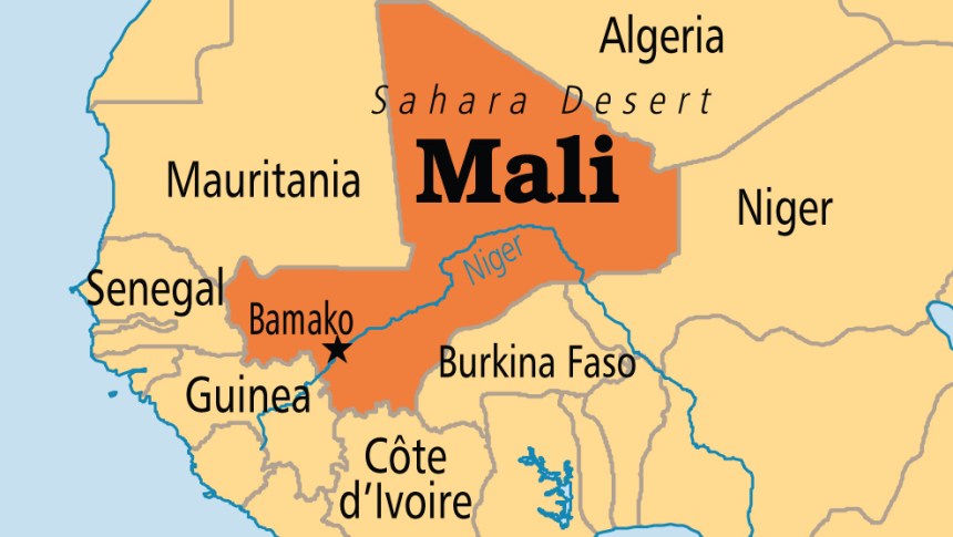 Bản đồ nước Mali (Mali Map) khổ lớn năm 2022