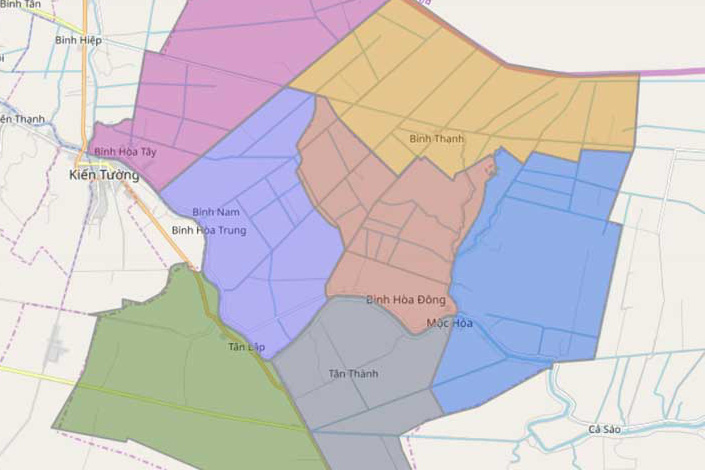 TẢI Bản đồ quy hoạch sử dụng đất Huyện Mộc Hóa đến năm 2030