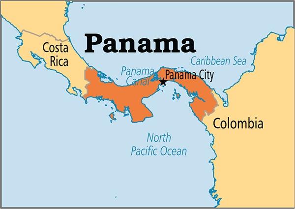Bản đồ nước Panama (Panama Map) khổ lớn năm 2022