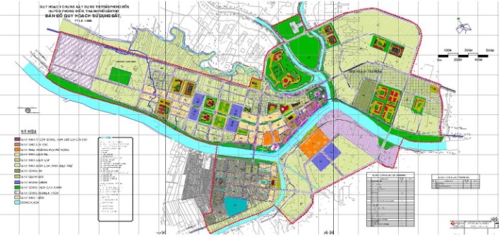 TẢI Bản đồ quy hoạch sử dụng đất huyện Phong Điền đến năm 2030