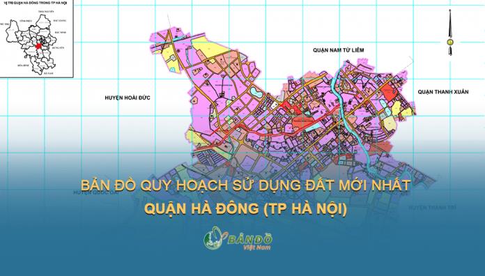 TẢI Bản đồ quy hoạch sử dụng đất Quận Hà Đông đến năm 2030