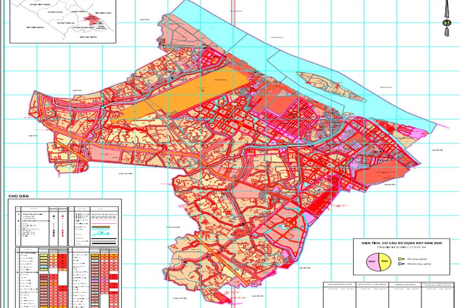 TẢI Bản đồ quy hoạch sử dụng đất Quận Bình Thủy đến năm 2030
