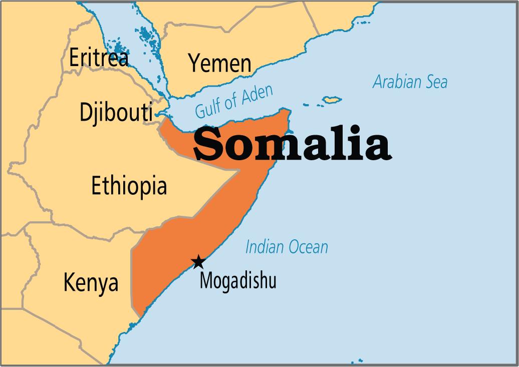 Bản đồ nước Somalia (Somalia Map) khổ lớn năm 2022