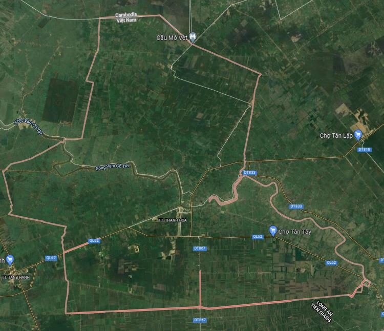 TẢI Bản đồ quy hoạch sử dụng đất Huyện Thạnh Hóa đến năm 2030