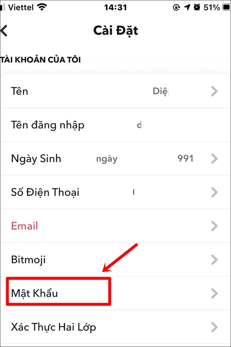 Chọn Mật khẩu Chọn Mật khẩu