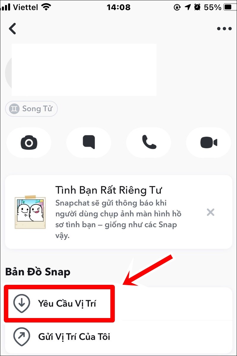 Chọn Yêu cầu vị trí Chọn Yêu cầu vị trí