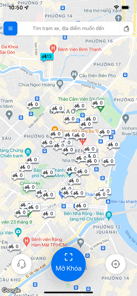 Mở khóa quét QRcode để tự động mở khóa xe Mở khóa quét QRcode để tự động mở khóa xe