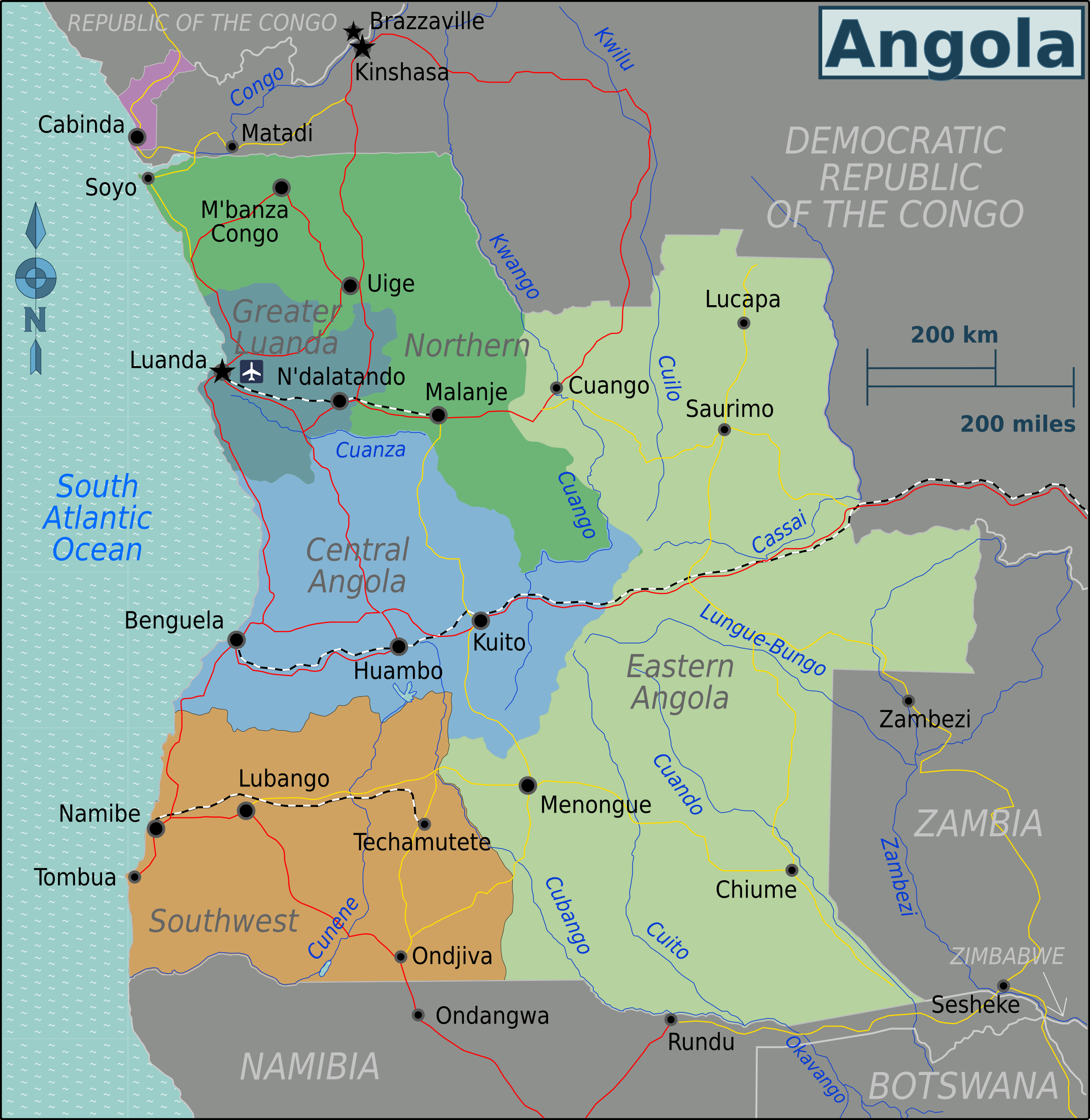 3 Angola Map 