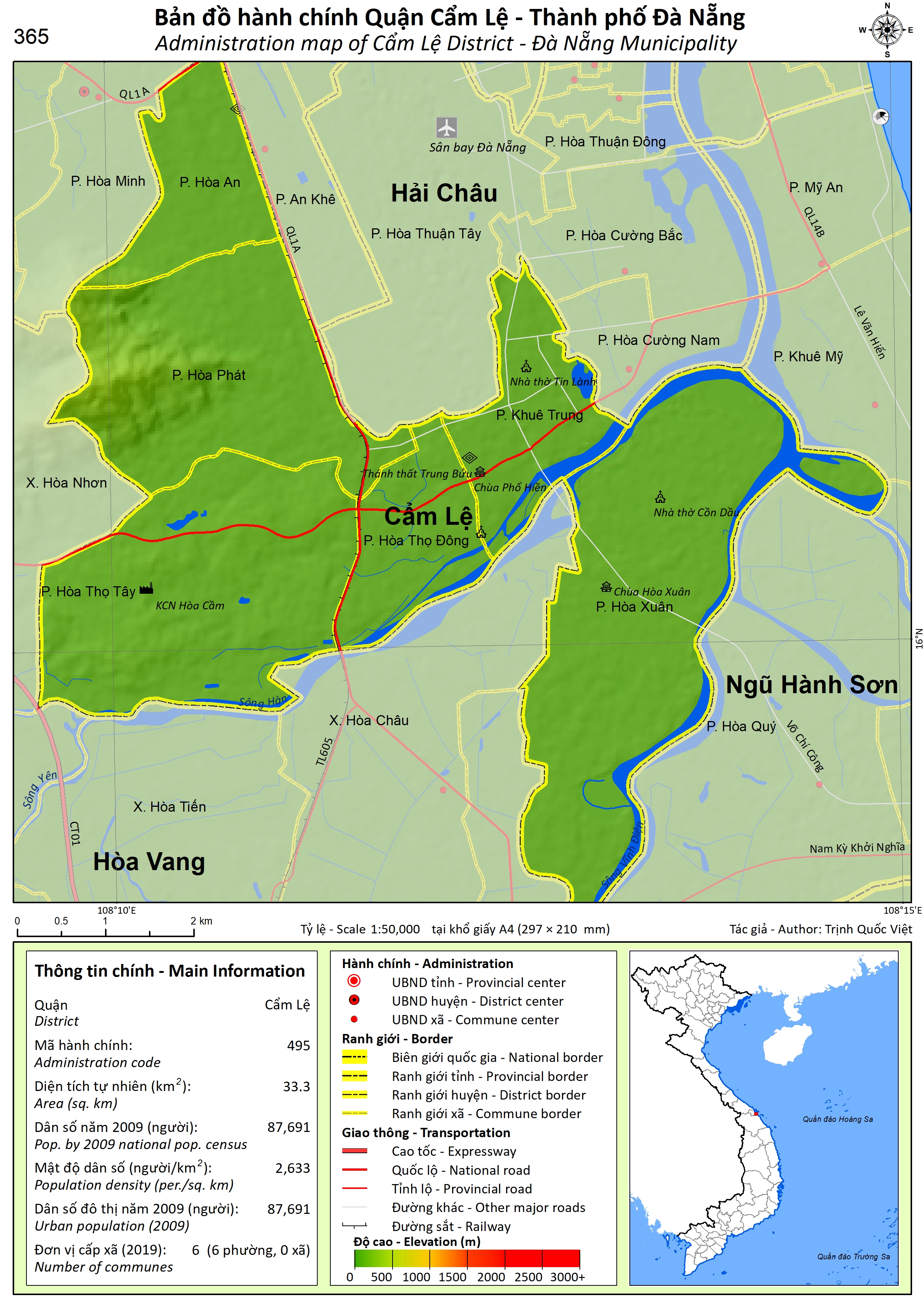 Bản đồ huyện Hoàng Sa