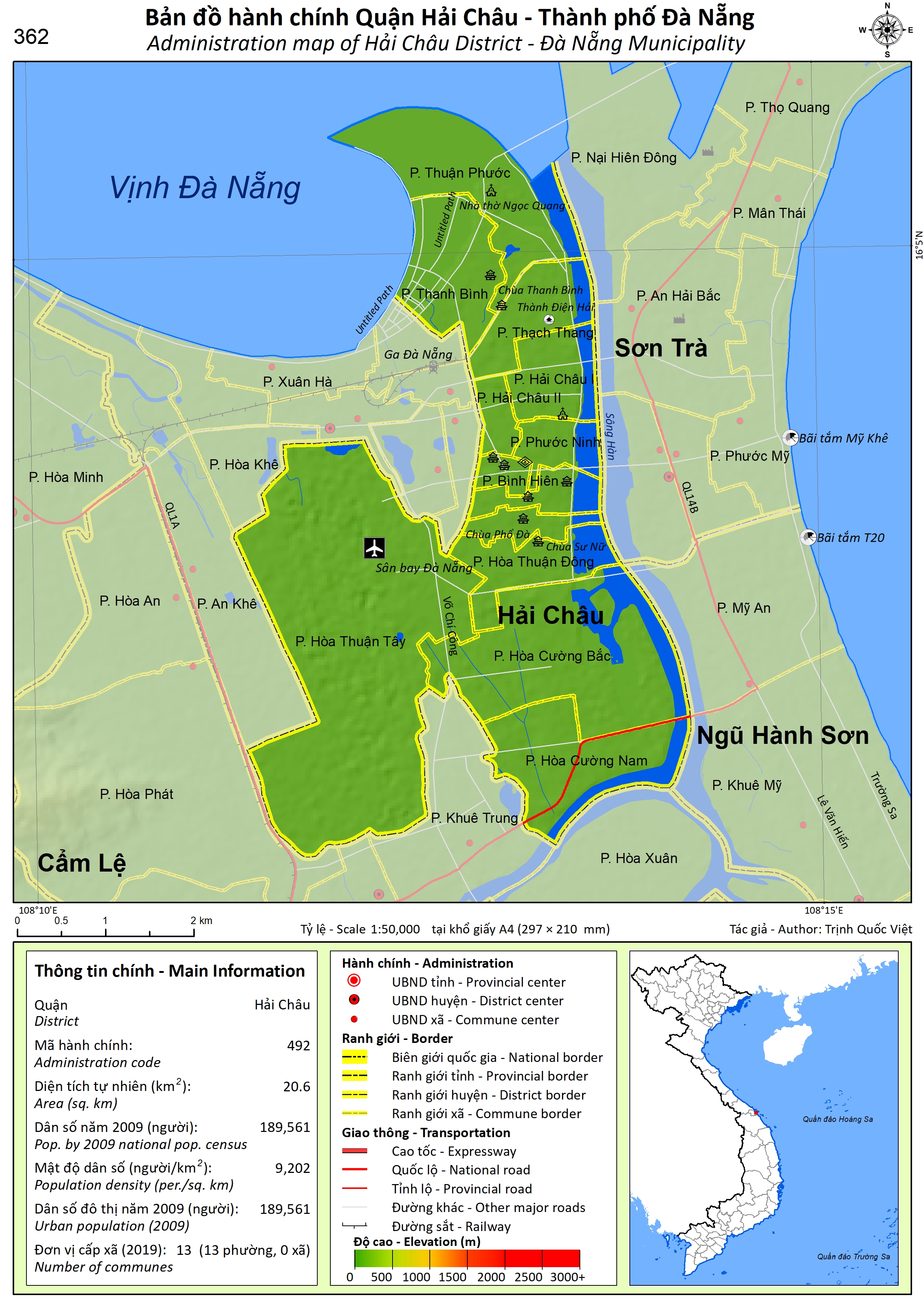 Bản đồ quy hoạch thành phố Đà Nẵng đến năm 2030