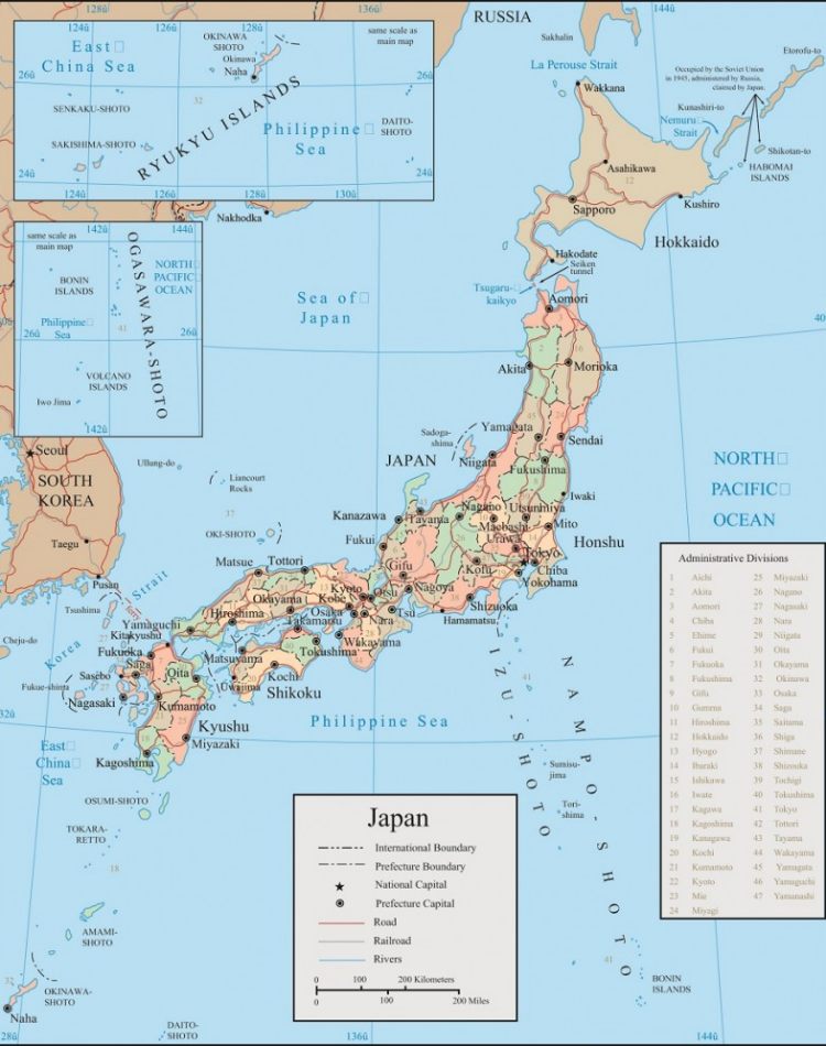 Bản đồ Google Maps Nhật Bản