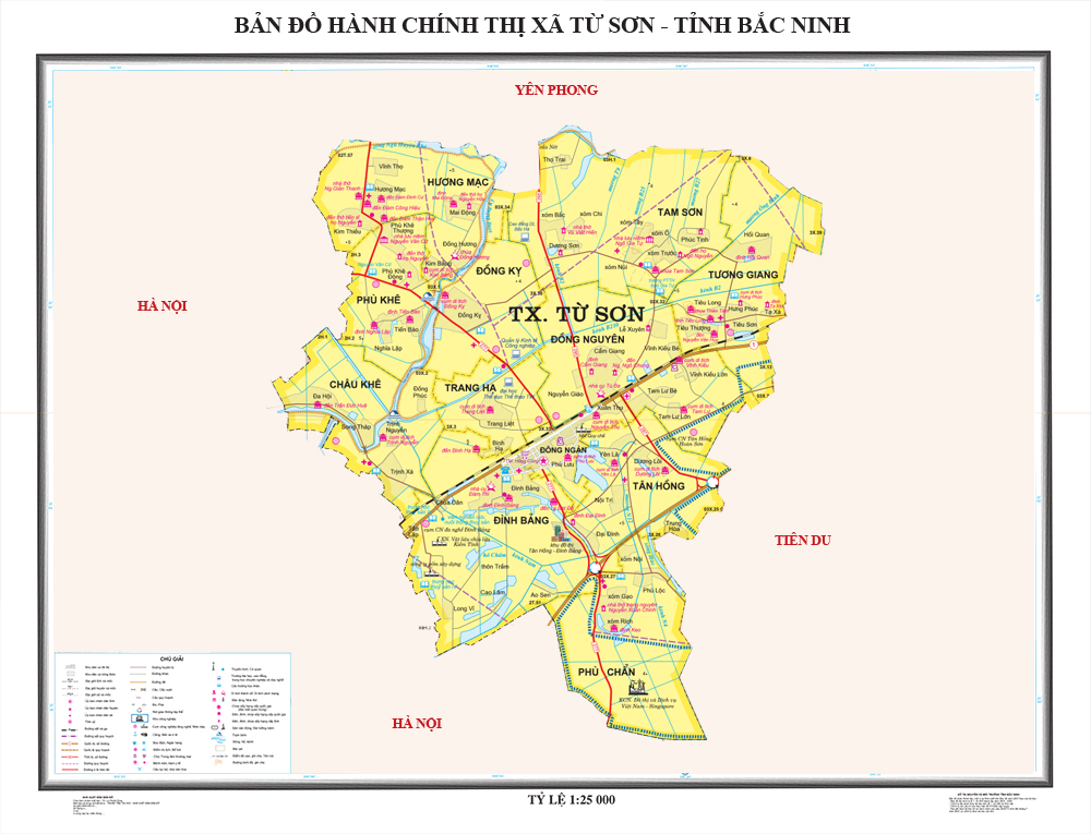 Điểm danh trên bản đồ hành chính của Thành Phố Từ Sơn năm 2024, với hệ thống hành chính hiện đại và chuyên nghiệp. Với các dịch vụ công cộng như trung tâm y tế, trường học, khu vực thương mại phát triển, Từ Sơn là nơi lý tưởng cho sự phát triển nhân cách và kinh tế.
