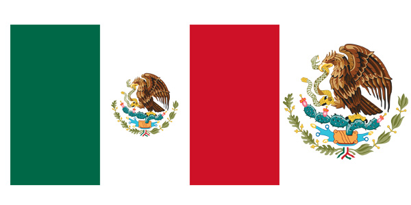 Quốc kỳ và quốc huy của đất nước Mexico