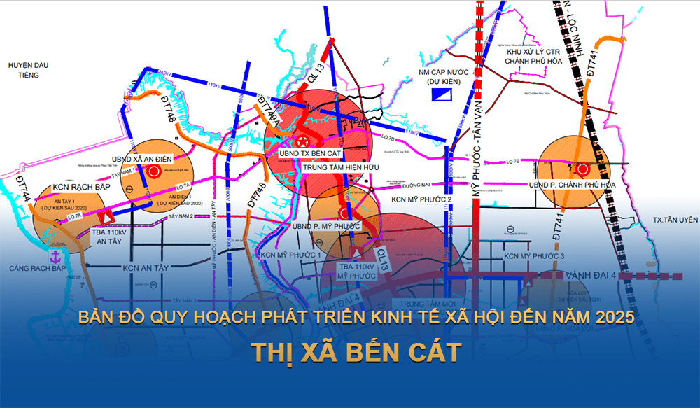 Đừng bỏ lỡ bản đồ quy hoạch sử dụng đất huyện Bàu Bàng đến năm